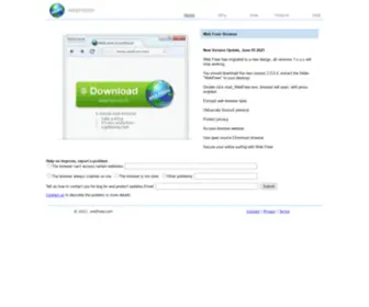 Webfreer.com(Web Freer Browser) Screenshot