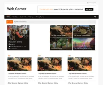 Webgamez.net(Web Gamez) Screenshot