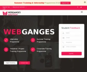 Webgangesedu.com(Digital Marketing Training Institute) Screenshot