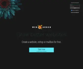 Webgarden.com(Create a website for free) Screenshot