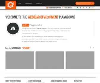 Webgearcms.com(Jeffs Programming Playground Web Site) Screenshot
