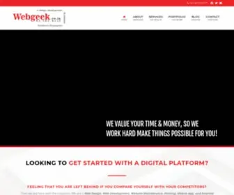 Webgeek.co.in(A Web Design) Screenshot