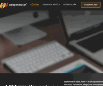 Webgenerator.hu(Webgenerátor) Screenshot