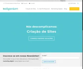 Webgenium.com.br(Criação de sites em Cascavel) Screenshot