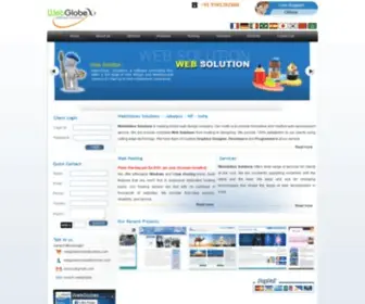 Webglobex.com(Low cost web design) Screenshot