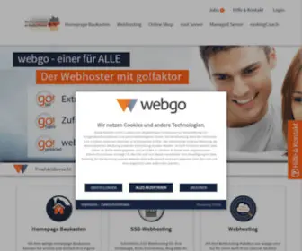 Webgo.de(Webhosting) Screenshot