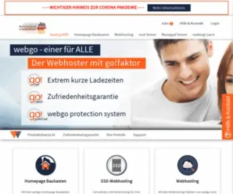 Webgo24.de(Eigene Homepage mit WebGo24) Screenshot