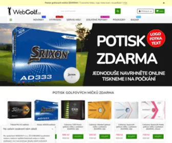 Webgolf.cz(Golf shop) Screenshot