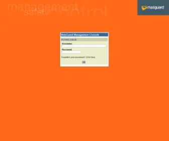 Webguard.com.au(Management Console) Screenshot