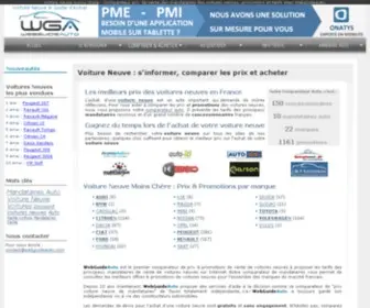 Webguideauto.com(Acheter une voiture neuve moins chère) Screenshot