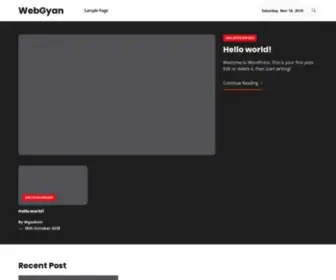 Webgyan.com(Just another WordPress site) Screenshot