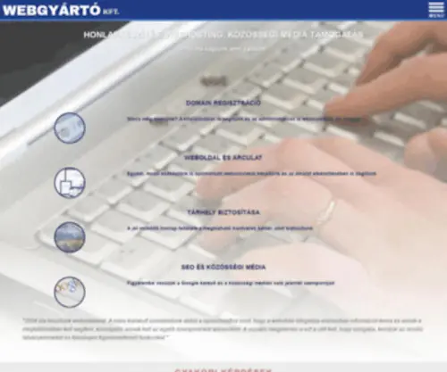 Webgyarto.hu(Webgyártó) Screenshot