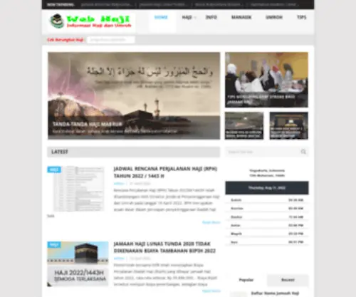 Webhaji.com(Informasi Haji dan Umroh) Screenshot