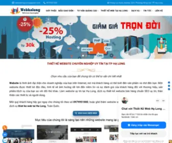 Webhalong.com(Thiết kế web Hạ Long) Screenshot