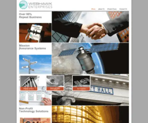 Webhawk.com(Web Hawk Enterprises) Screenshot