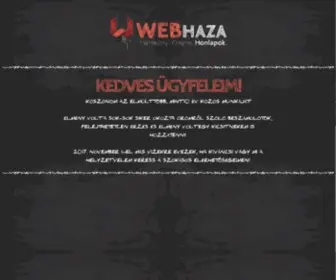 Webhaza.hu(Kreatív) Screenshot