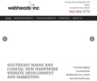 Webheadsnewengland.com(Website Design) Screenshot