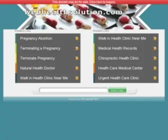 Webhealthsolution.com(Web Health Solution) Screenshot