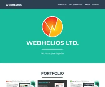 Webhelios.com(Get in the game together) Screenshot