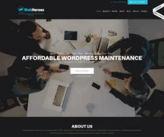 Webheroeshq.com(WordPress Maintenance) Screenshot