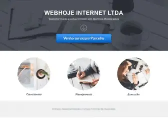 Webhoje.com(Transformado conhecimento em Sonhos Realizados) Screenshot