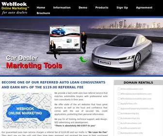 Webhookmarketing.com(Web Hook Automotive Internet Marketing) Screenshot
