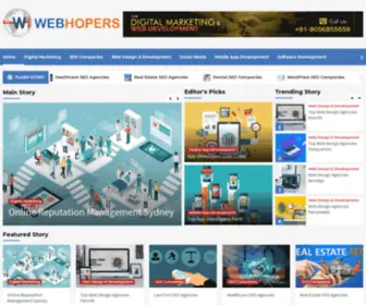 Webhopersaustralia.com(WebHopers Australia) Screenshot