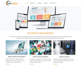 Webhorizonsgroup.com(Web Design Company) Screenshot