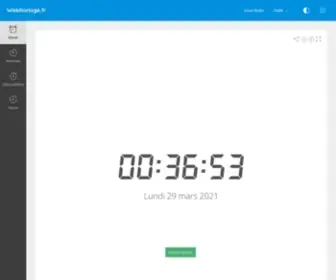Webhorloge.fr(Réveil) Screenshot