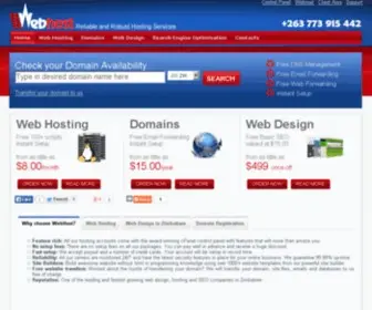 Webhost.co.zw(WebHost Zimbabwe) Screenshot