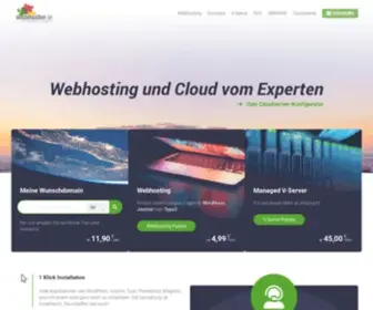 Webhoster.ag(Günstig) Screenshot