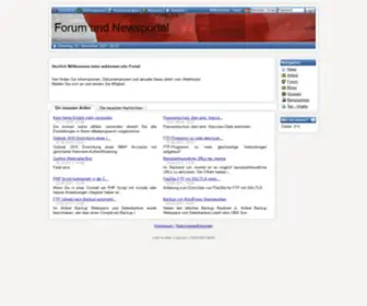 Webhoster.info(Informationsportal rund um Webhosting und Server) Screenshot