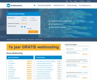 Webhosters.nl(Beste Webhosting) Screenshot