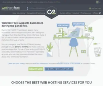Webhostface.com(Best Web Hosting Services) Screenshot