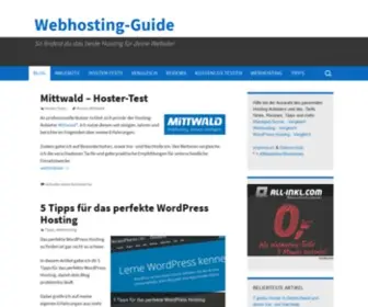 Webhosting-Guide.de(So findest du das beste Hosting für deine Website) Screenshot