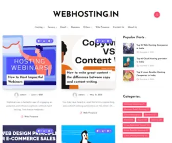 Webhosting.in(Home Posts Slider) Screenshot