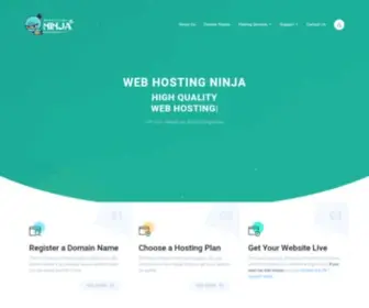 Webhosting.ninja(Web Hosting Ninja) Screenshot