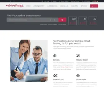 Webhosting24.co.uk(Webhosting, Domain Names & Servers) Screenshot