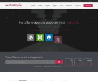 Webhosting24.it Screenshot