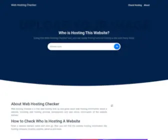 Webhostingchecker.com(Web Hosting Checker) Screenshot