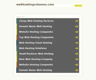 Webhostingcolumns.com(Top 20 Web Hosting Reviews & Comparisons) Screenshot