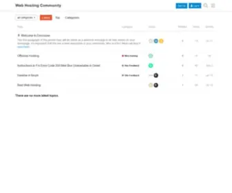 Webhostingcommunity.com(Webhostingcommunity) Screenshot