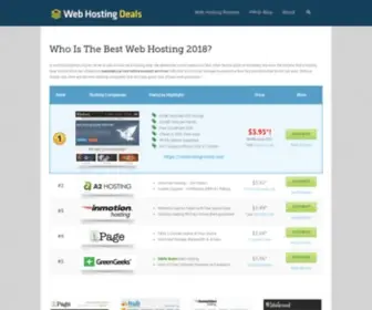 Webhostingdeals.org(Web Hosting Deals) Screenshot