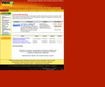 Webhostingmall.com(Web hosting directory) Screenshot