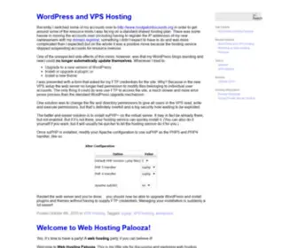 Webhostingpalooza.com(Web Hosting Palooza) Screenshot