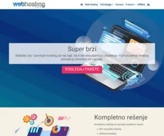 Webhostingsrbija.rs(Web Hosting Srbija) Screenshot