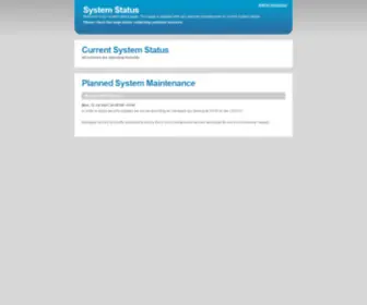 Webhostingstatus.com(System Status Page) Screenshot