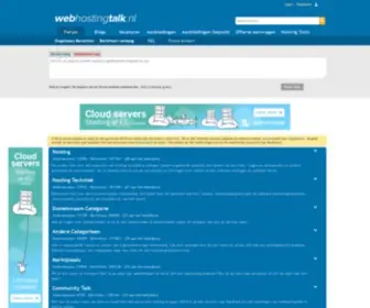 Webhostingtalk.nl(Web hosting forum) Screenshot