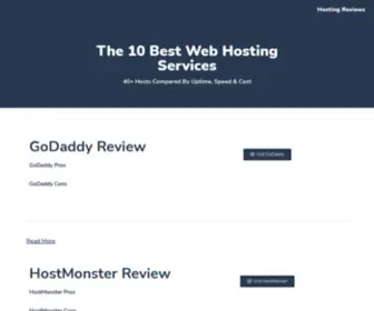 Webhostingtopten.com(Best Web Hosting Reviews) Screenshot