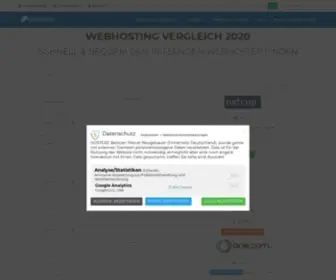 WebhostingVergleich24.com(Webhosting Vergleich 2021 & aktuelle Hosting) Screenshot